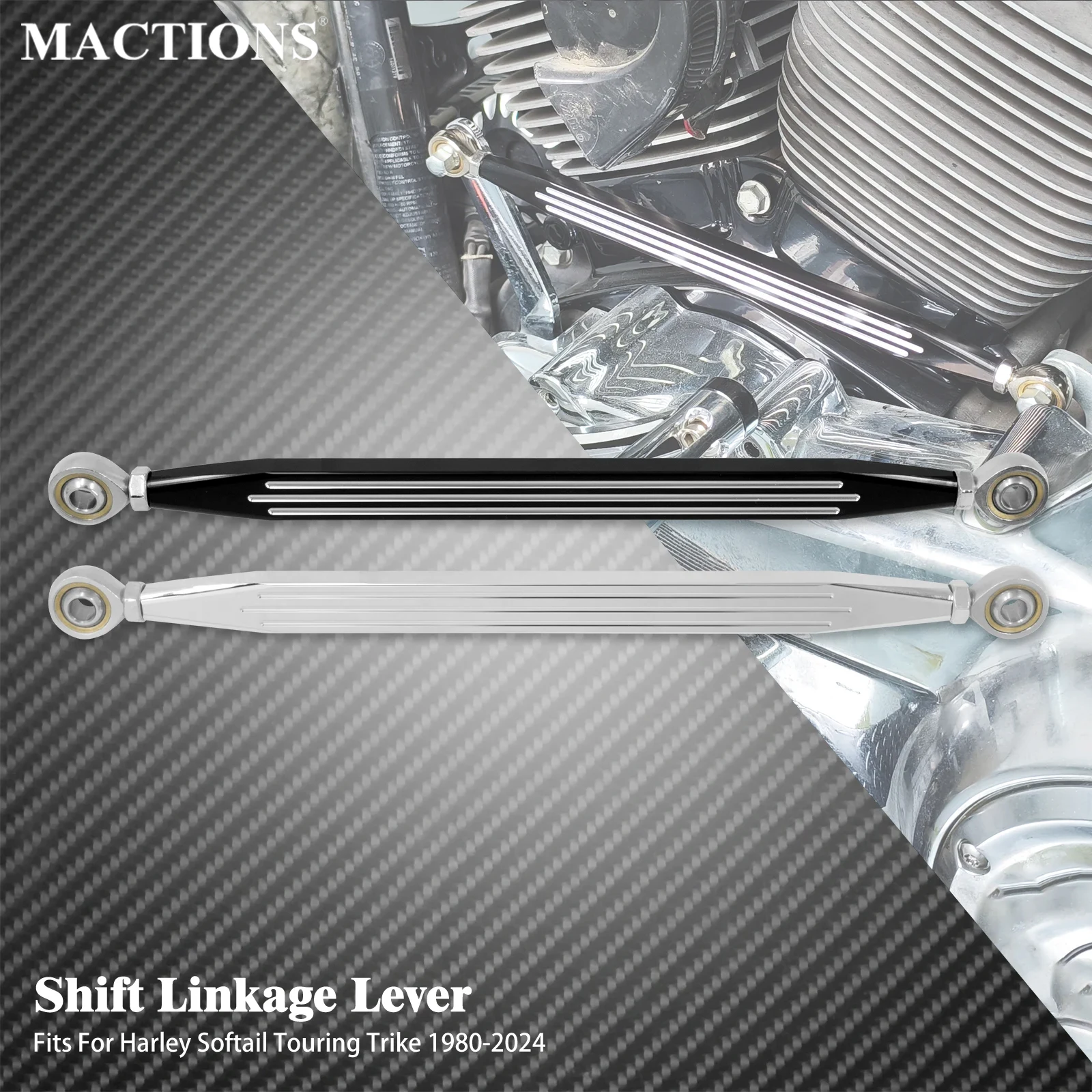 Motorcycle Gear Lever Cover - オートバイシフトリンケージレバーギアシフトカバーハーレーツーリングエレクトラロードグライド FLHTC FLHXSE CVO ソフテイルファットボーイ 1980-2024