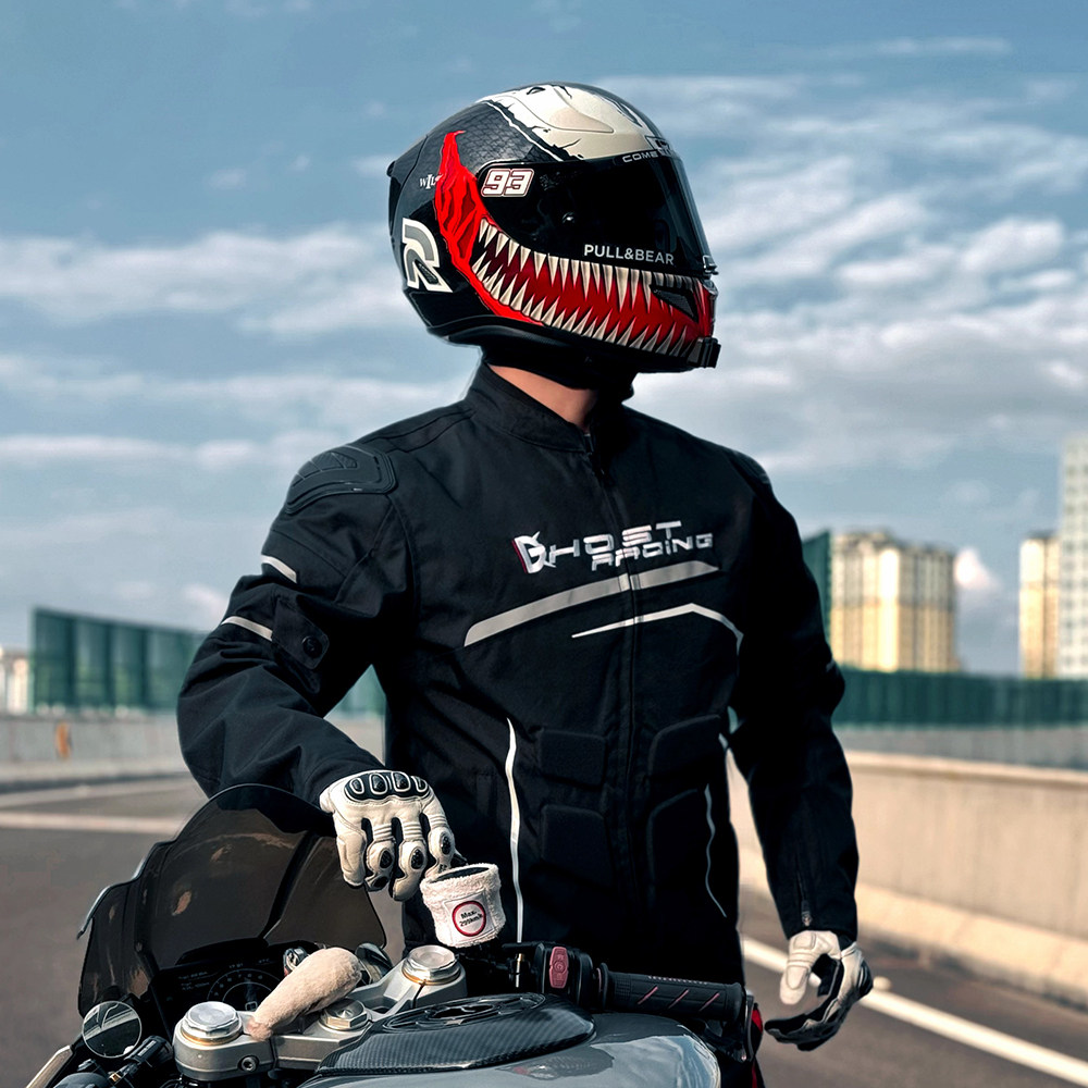 Motorcycle Gear Jacket And Pants - ゴーストレーシング男性オートバイジャケットパンツ M-5XL スーツ防水防風冬バイク乗馬服ツーリング通勤ギア