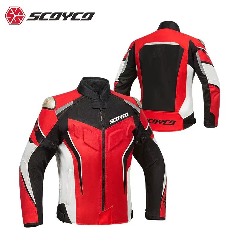 Motorcycle Gear Jacket And Pants - SCOYCO 夏用通気メッシュCE規格適合オートバイジャケットパンツスーツ 軽量保護ライディングギア 都市型ストリートバイク用