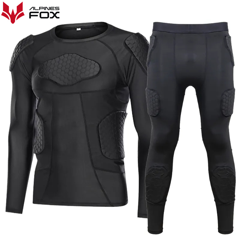 Motorcycle Gear Jacket And Pants - オートバイの鎧下着プロテクターモトクロスジャケットレイヤーパンツ圧縮シャツバイクボディ保護バイクギアスーツ