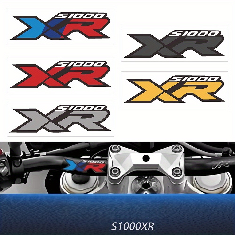 Motorcycle Gear Yellow - XR S1000 テキストステッカー防水ビニールデカールオートバイハンドルバー装飾用青赤黒黄グレーマルチカラー