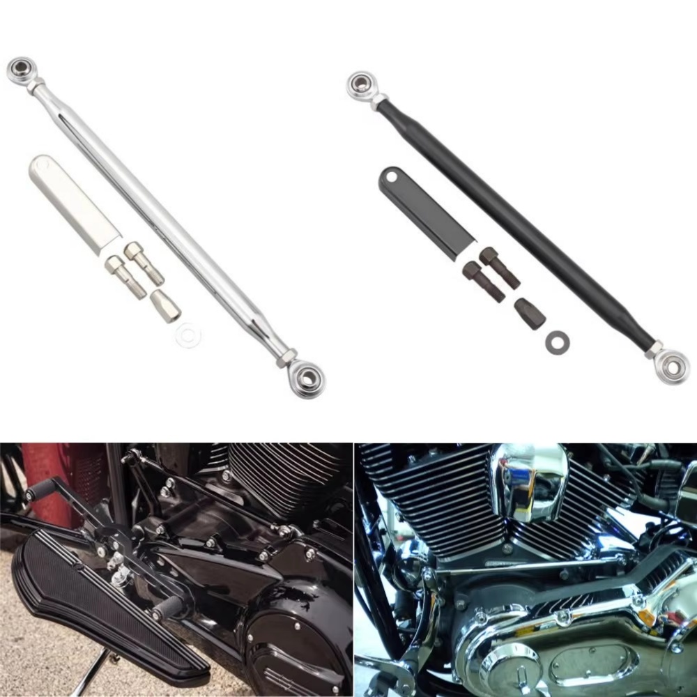 Quality Motorcycle Gear - 320 ミリメートルギアレバーシフトリンケージシフターハーレーツーリングロードキングエレクトラストリートグライドソフテイルファットボーイオートバイアクセサリー
