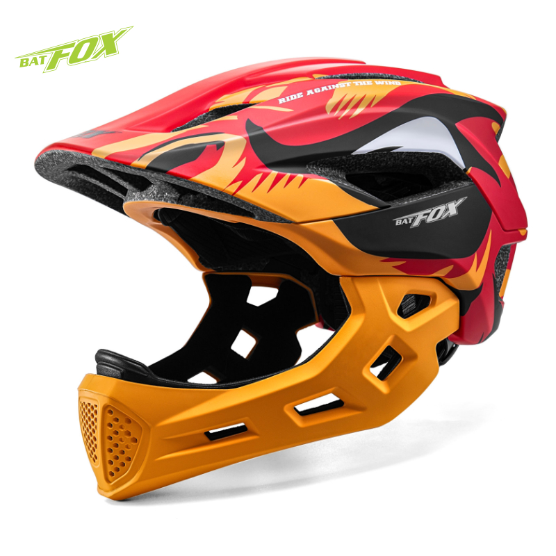 BATFOX キッズフルフェイスバイクヘルメット取り外し可能 - Motorcycle Gear Kids のレビューと価格