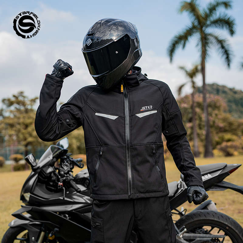 四季対応オートバイライディングジャケットパンツ 防風保温イン - Motorcycle Gear Jacket And Pants のレビューと価格