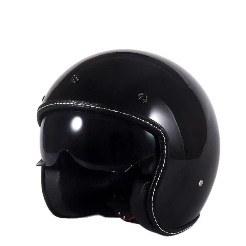 オートバイヘルメット電動自転車ヘルメットオープンフェイスダー - Xs Motorcycle Gear のレビューと価格