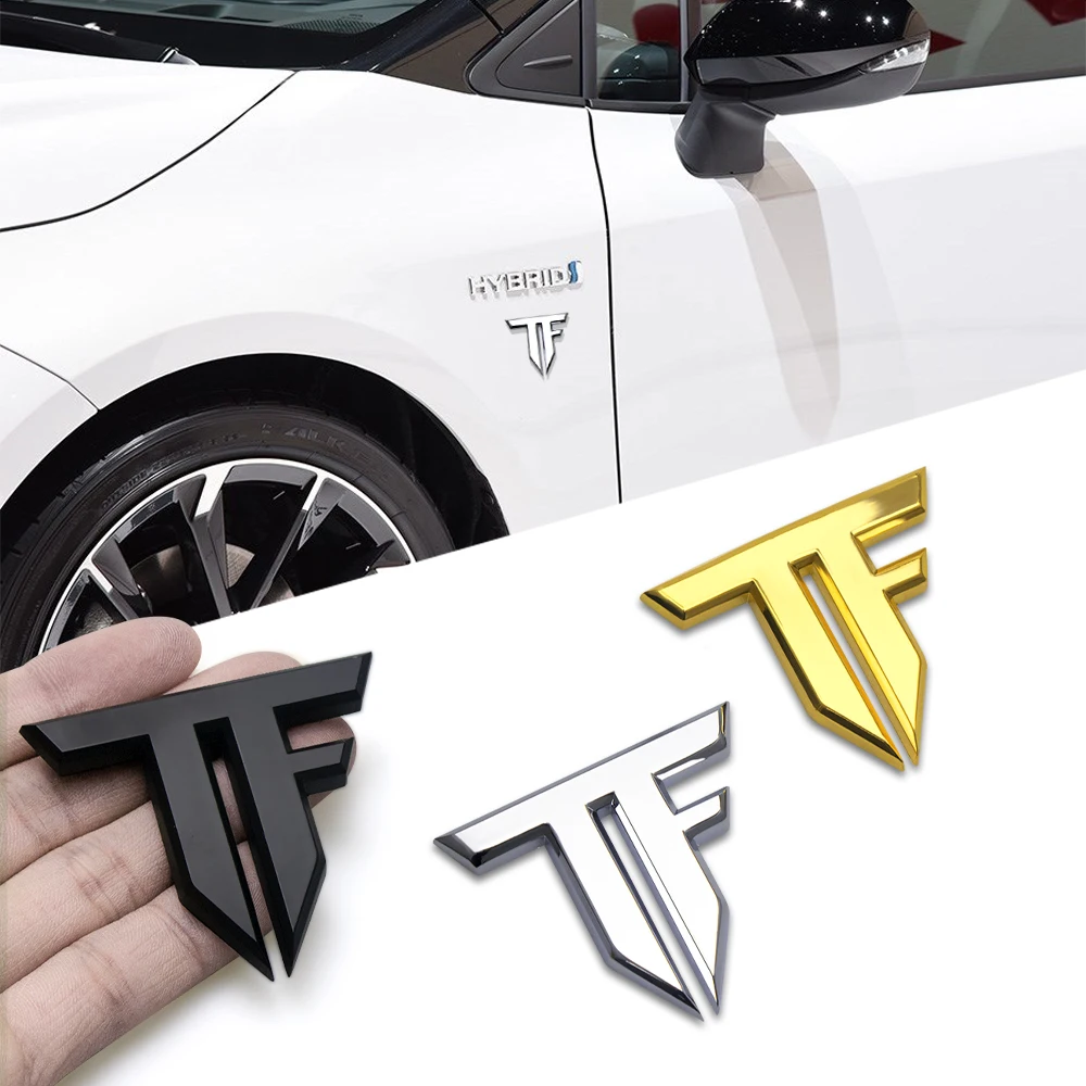 1pc 3D メタル TF エンブレムバッジ車のデカールクロ - Motorcycle Gear Outlet のレビューと価格