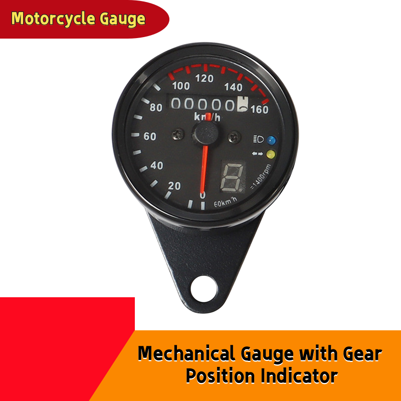 ユニバーサル多機能オートバイインストルメントパネル、黒色LE - Motorcycle Gear Selector のレビューと価格