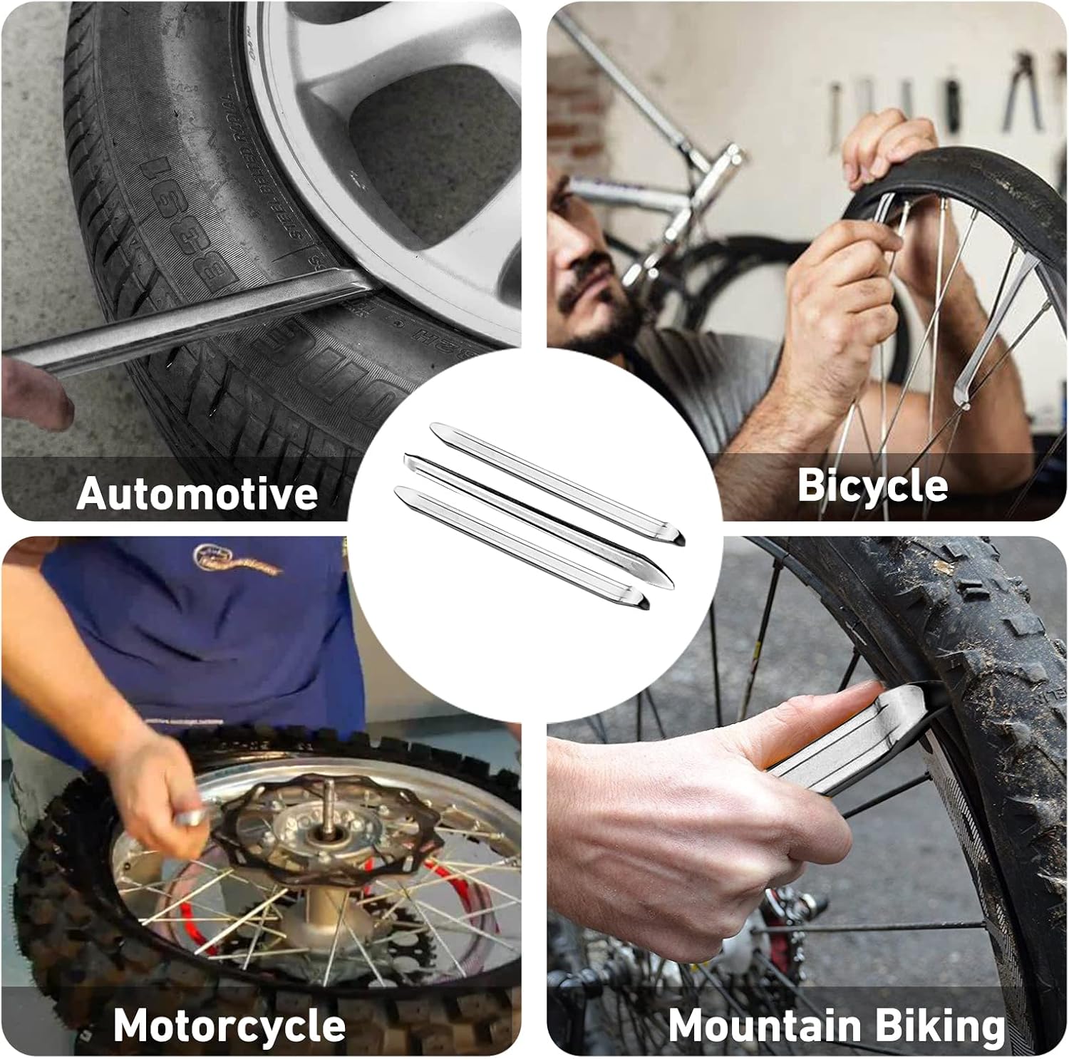 多機能タイヤ交換ツール 27cm バイク・オートバイ・車用タ - Motorcycle Gear Lever Cover のレビューと価格