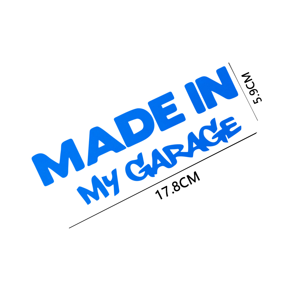 17.8*5.9CM 私のガレージで作られた面白いカースタイ - Motorcycle Gear Outlet のレビューと価格