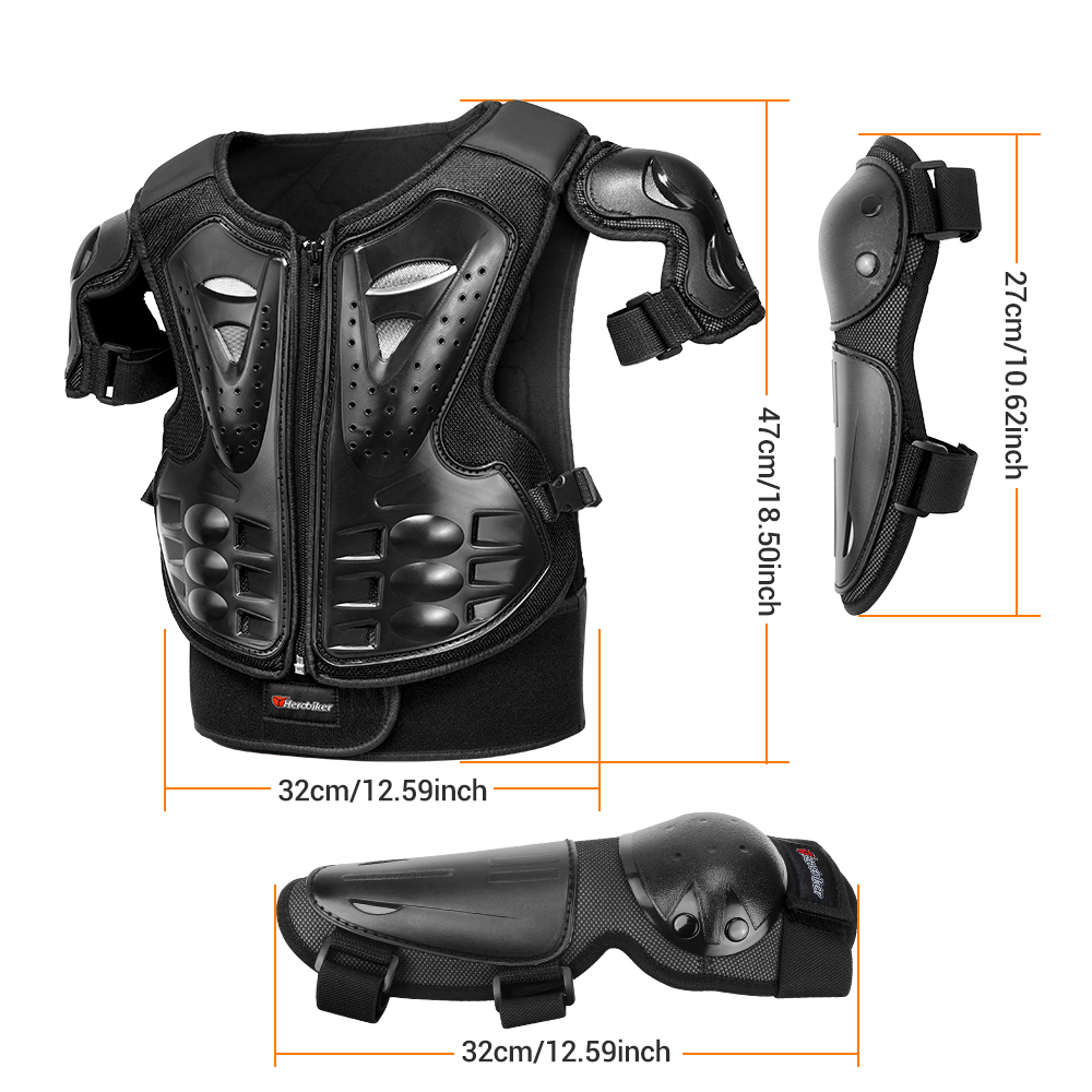 子供用オートバイアーマーチェストベスト保護モトクロスボディア - Xs Motorcycle Gear のレビューと価格