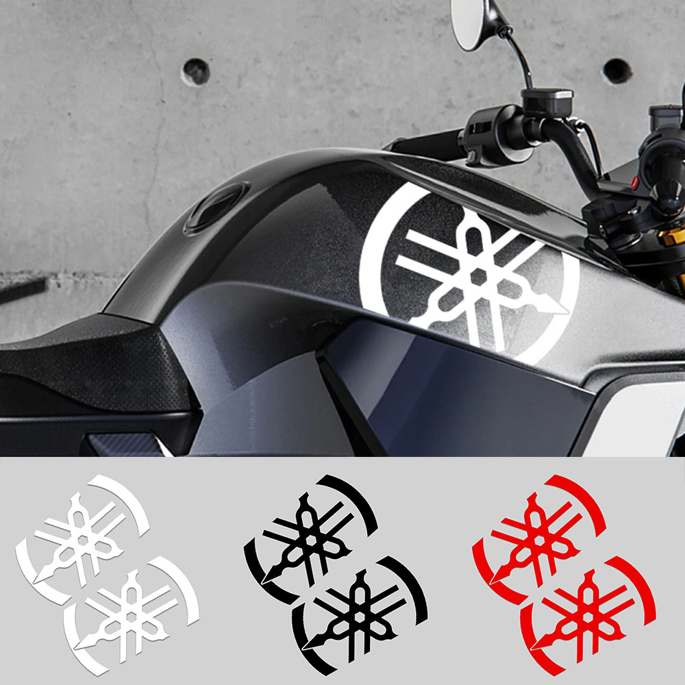 1 セット/2 個レーザー反射ステッカーヤマハオートバイヘル - Motorcycle Gear Outlet のレビューと価格