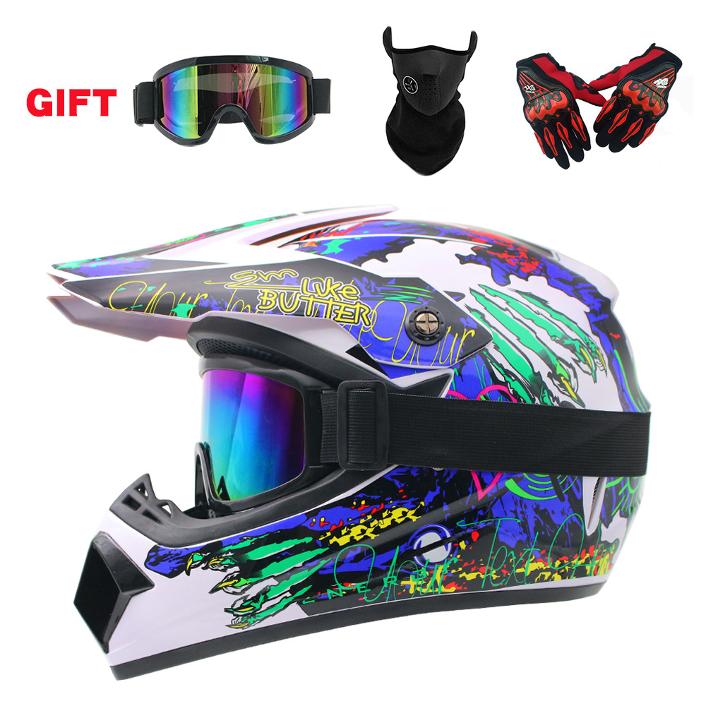 子供と青少年向けのダートバイクギア：フルフェイスヘルメット、 - Motorcycle Gear Youth のレビューと価格