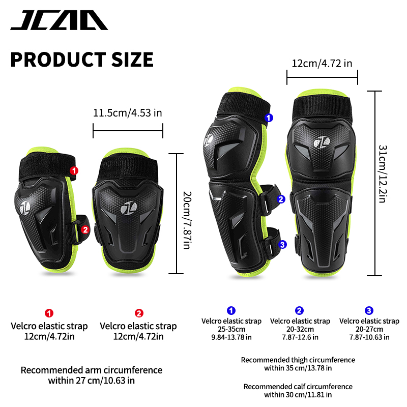キッズバイク用膝肘パッド ユース通気性保護具 モトクロスサイ - Motorcycle Gear Youth のレビューと価格