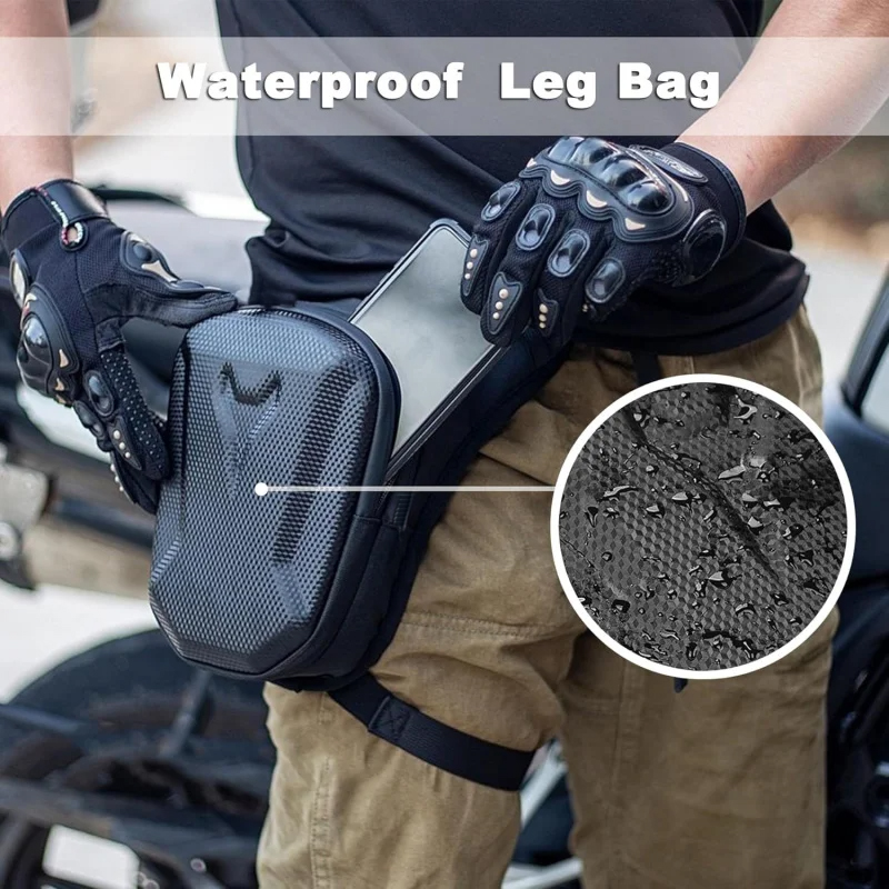 防水ドロップ太ももバッグオートバイレッグタンクバッグバイカー - Motorcycle Gear Wardrobe のレビューと価格