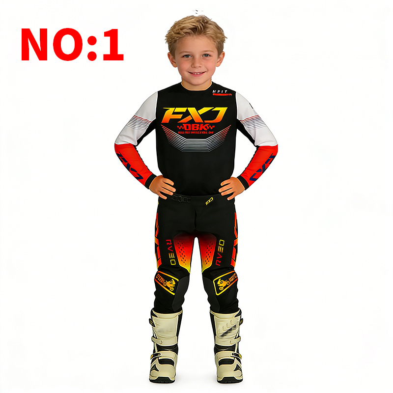 モトクロス子供服 オートバイジャージとパンツ キッズ服 男の - Motorcycle Gear Youth のレビューと価格