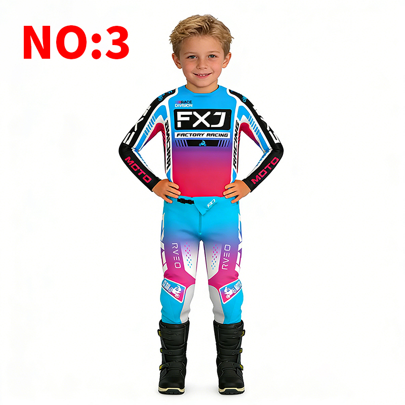 モトクロス子供服 オートバイジャージとパンツ キッズ服 男の - Motorcycle Gear Youth のレビューと価格