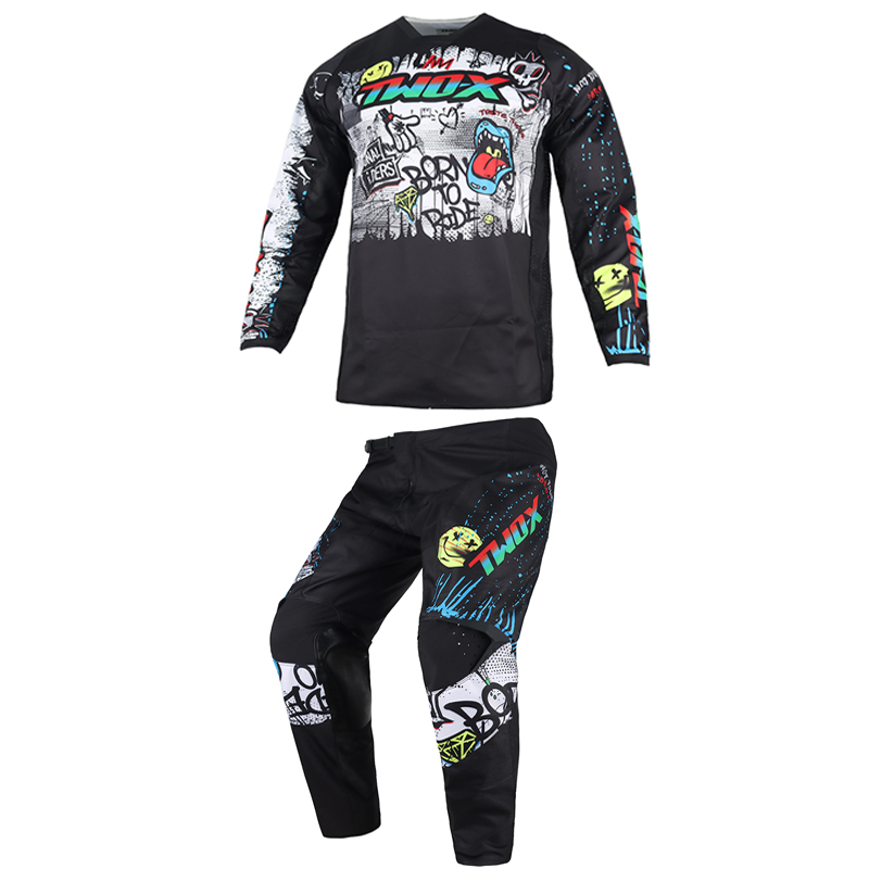 モトクロスジャージパンツ子供服ビッグボーイガールキッズバイク - Motorcycle Gear Youth のレビューと価格