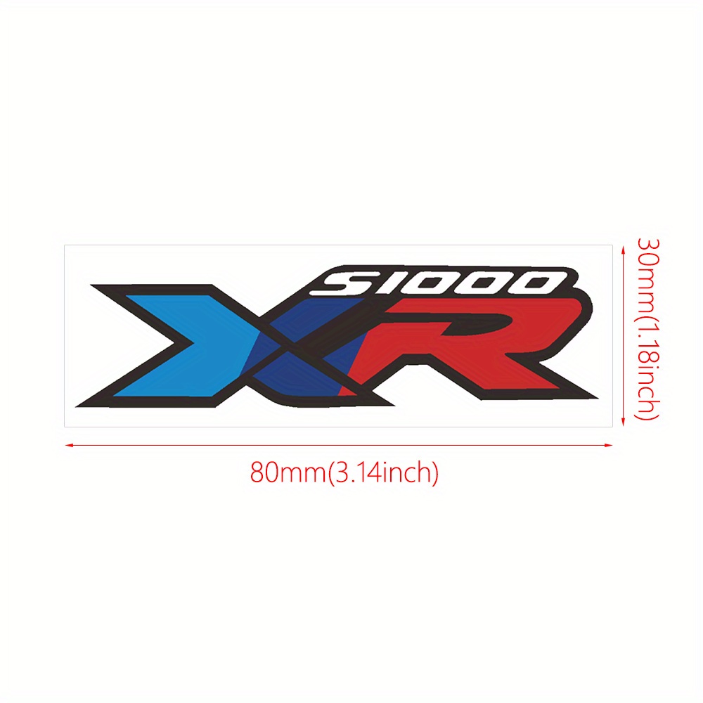 XR S1000 テキストステッカー防水ビニールデカールオー - Motorcycle Gear Yellow のレビューと価格