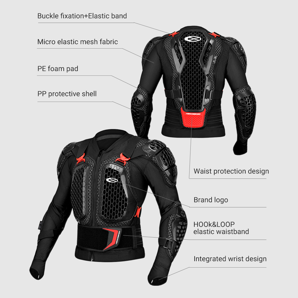 オートバイアーマー ライディングエルボーガード 自転車胸部・ - Xs Motorcycle Gear のレビューと価格