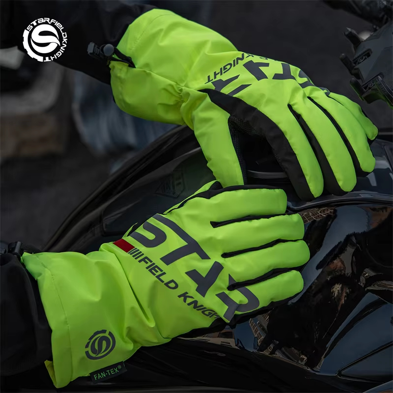 春夏防雨バイクグローブカバー冬暖かい防水オートバイオフロード - Xs Motorcycle Gear のレビューと価格