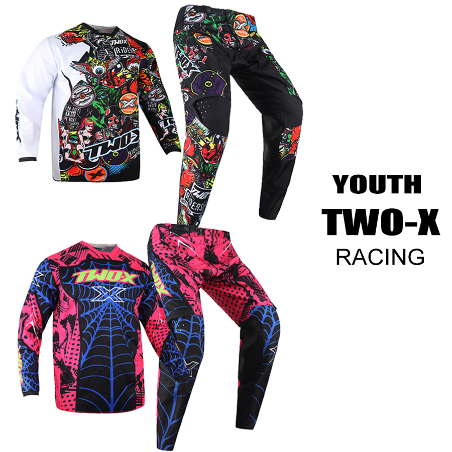 Two-X ユース ポディウム モトクロス キット シフト  - Motorcycle Gear Youth のレビューと価格