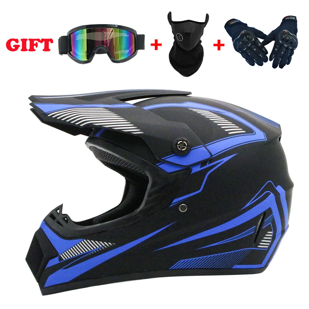 キッズ＆ユース用フルフェイスオートバイヘルメット – ダート - Motorcycle Gear Youth のレビューと価格