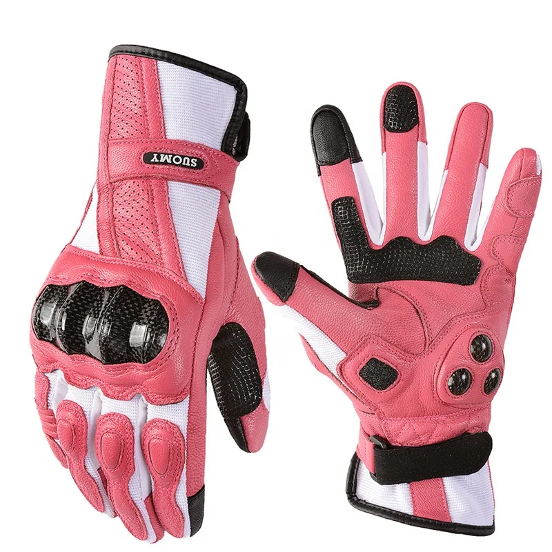 -Suomy 女性オートバイ手袋革オートバイ乗馬手袋炭素繊維 - Xs Motorcycle Gear のレビューと価格