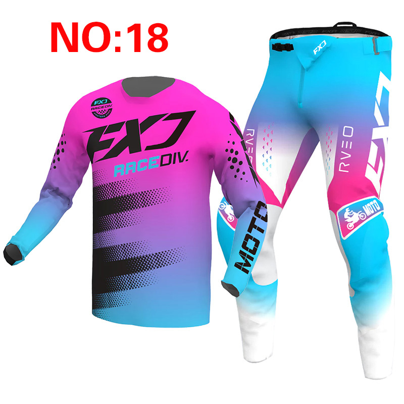 新 2025 FXJ ピンクエンデューロモトクロスギアセット - Motorcycle Gear Kids のレビューと価格