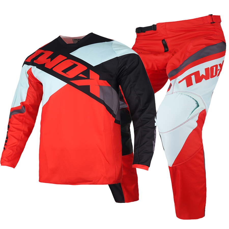 新しいモトクロスギアセット子供用 MX レーシングスーツモト - Motorcycle Gear Youth のレビューと価格