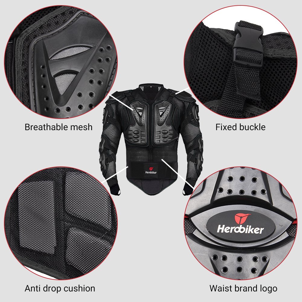 男性オートバイジャケットモトボディアーマー夏モトクロスレーシ - Xs Motorcycle Gear のレビューと価格